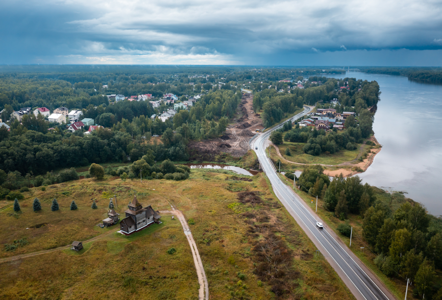 В Ленинградской области реконструируют мост через реку Мойку